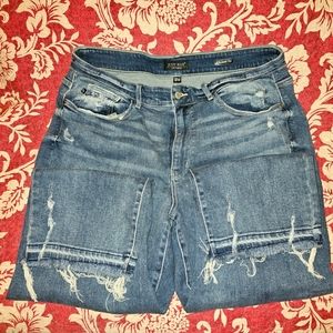 Judy Blue Belinda High Rise Released Hem Straight Leg 18W